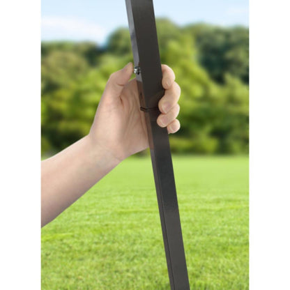 Go Hybrid 6 x 6 Slant Leg Canopy - Charcoal
