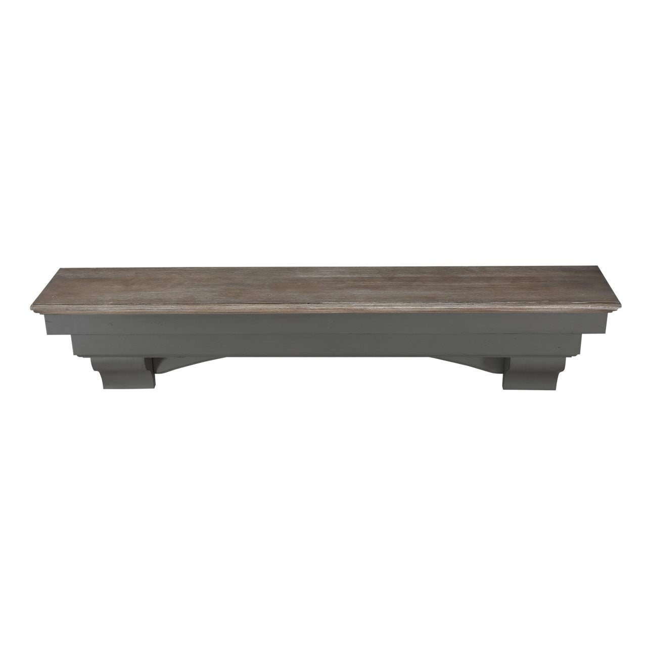 48" Hadley Fireplace Shelf by Pearl Mantels - Cottage Distressed Finish