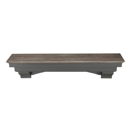 48" Hadley Fireplace Shelf by Pearl Mantels - Cottage Distressed Finish