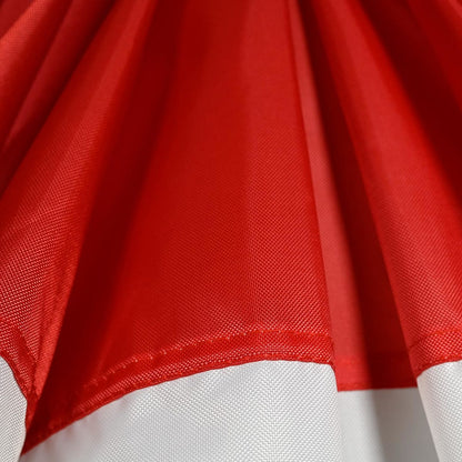 Super Tough Brand 3ft x 6ft Sewn Nylon Pleated Fan