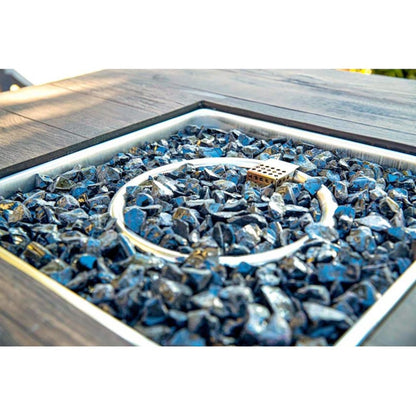 The Benjamin Dual-Heat LP Gas Outdoor Firepit