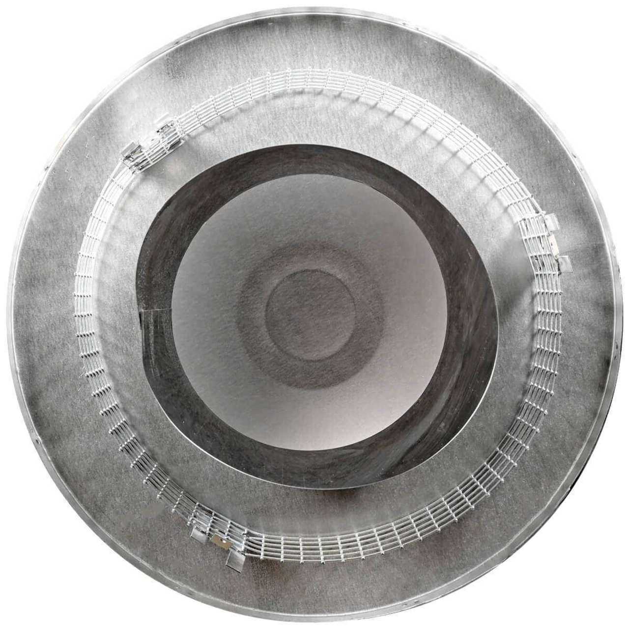 8" Superior Round Chimney Cap with Louvered Screen