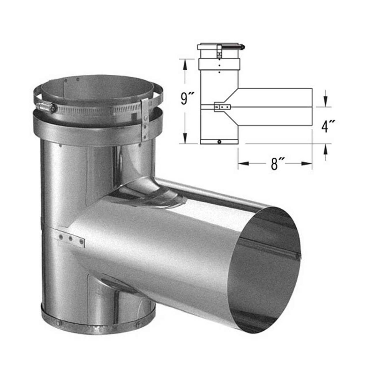 5'' DuraFlexAL Tee - 5DFA-T