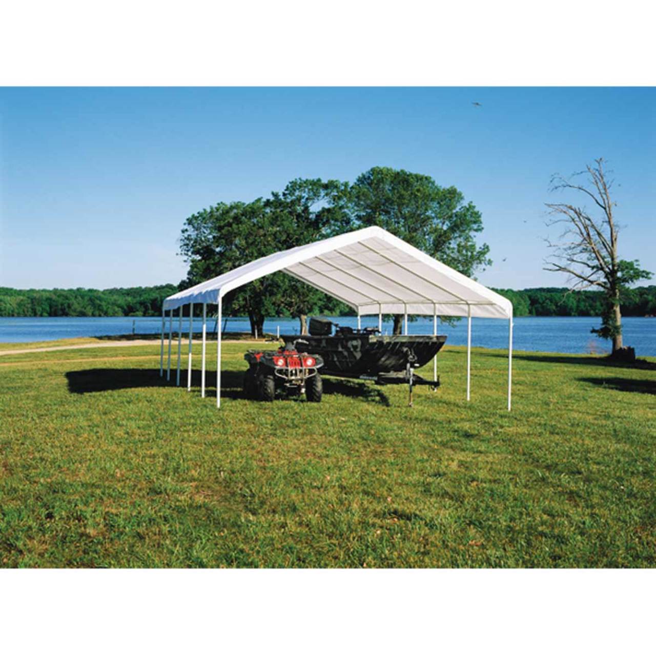 ShelterLogic 18' x 30' Super Max White Canopy - 26767