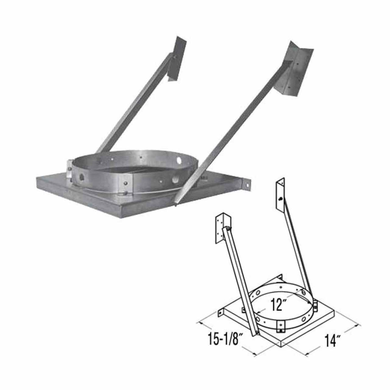 10" DuraTech Tee Bracket - 10DT-TSB