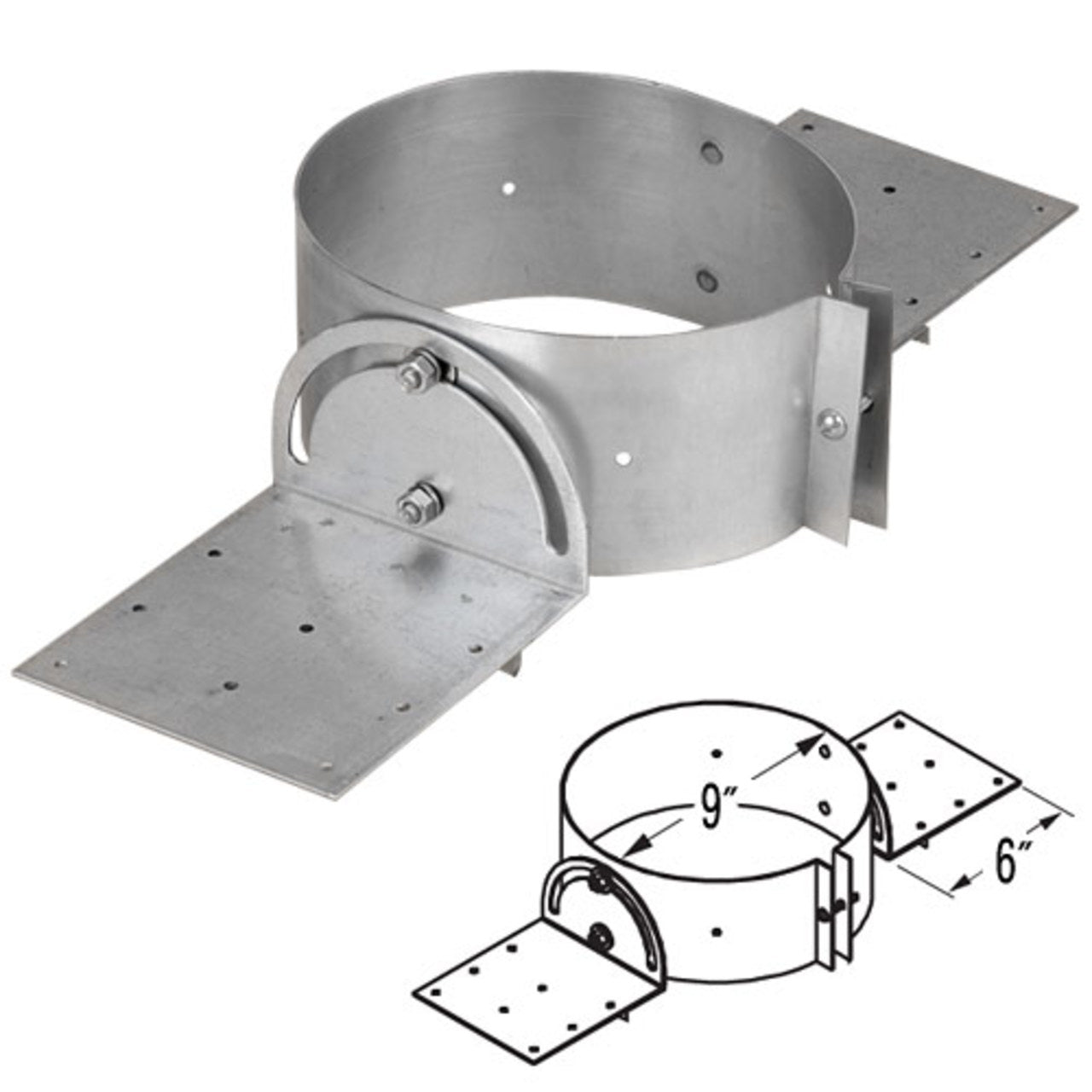 7'' DuraTech Roof Mount Support Kit - DT740-KIT