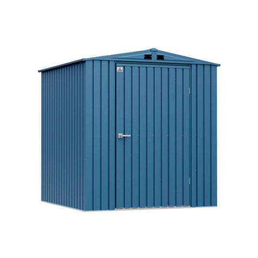 Arrow Elite Steel Storage Shed 6' x 6, Blue Gray