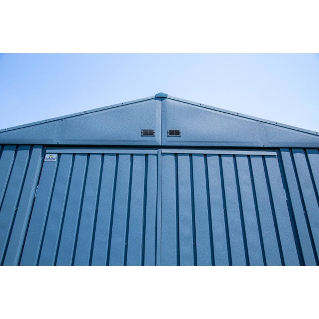 Arrow Elite Steel Storage Shed  10' x 8' Blue Gray