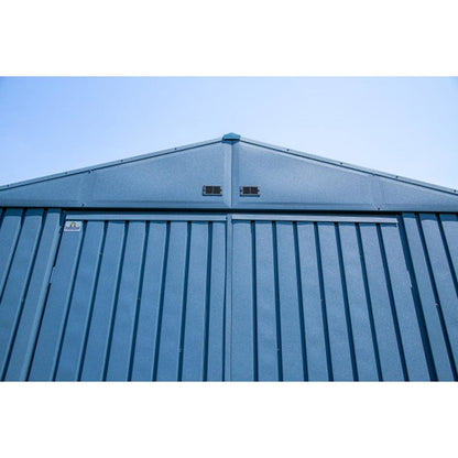 Arrow Elite Steel Storage Shed  10' x 8' Blue Gray