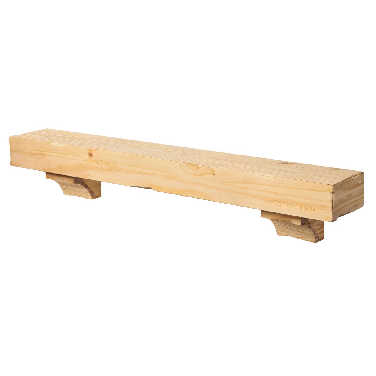 60" Shenandoah Unfinished Fireplace Shelf by Pearl Mantels