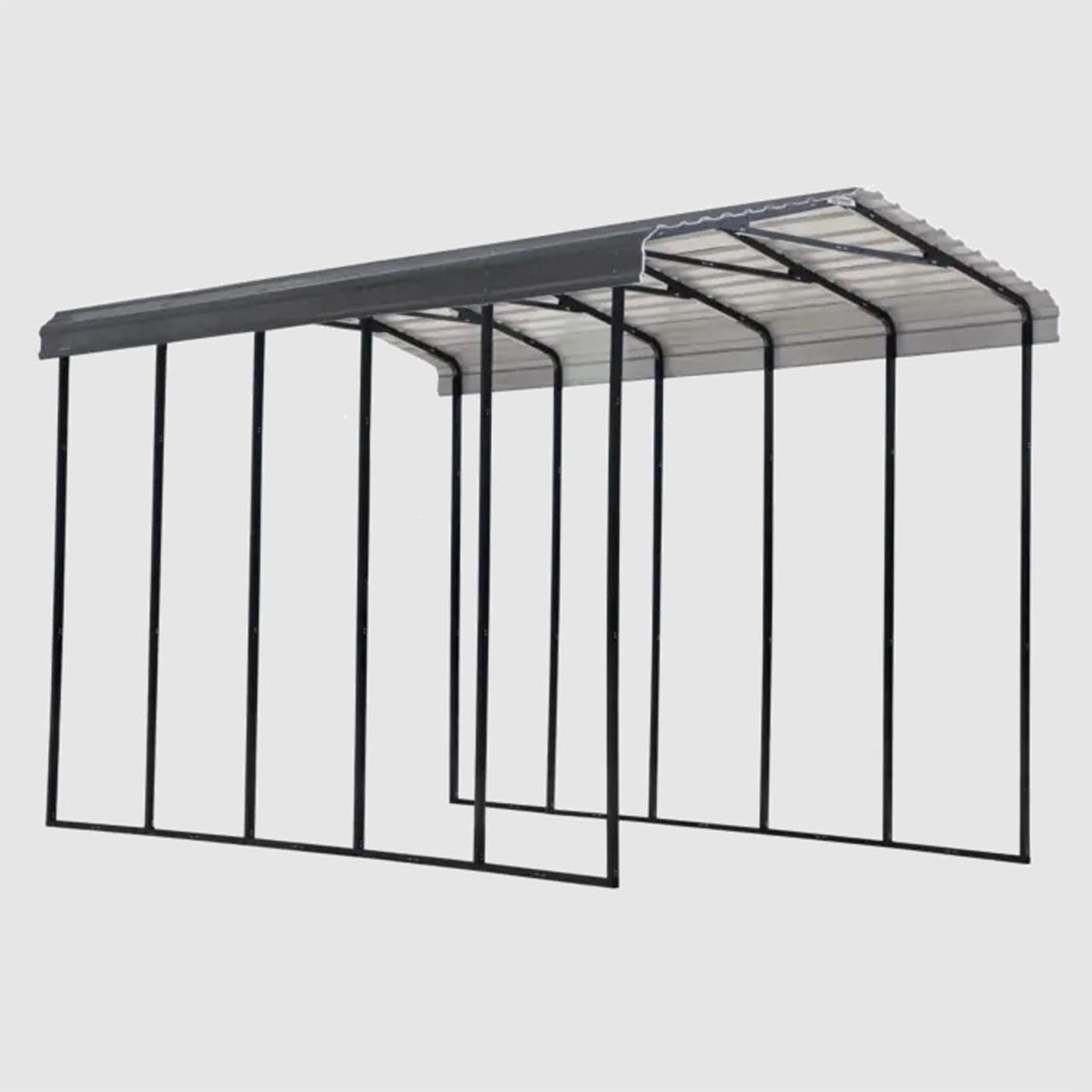 Arrow Carport 12 x 29 x 7 Ft. - Charcoal