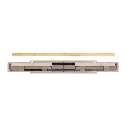 Adjustable Emory Surround Shelf by Pearl Mantels - White