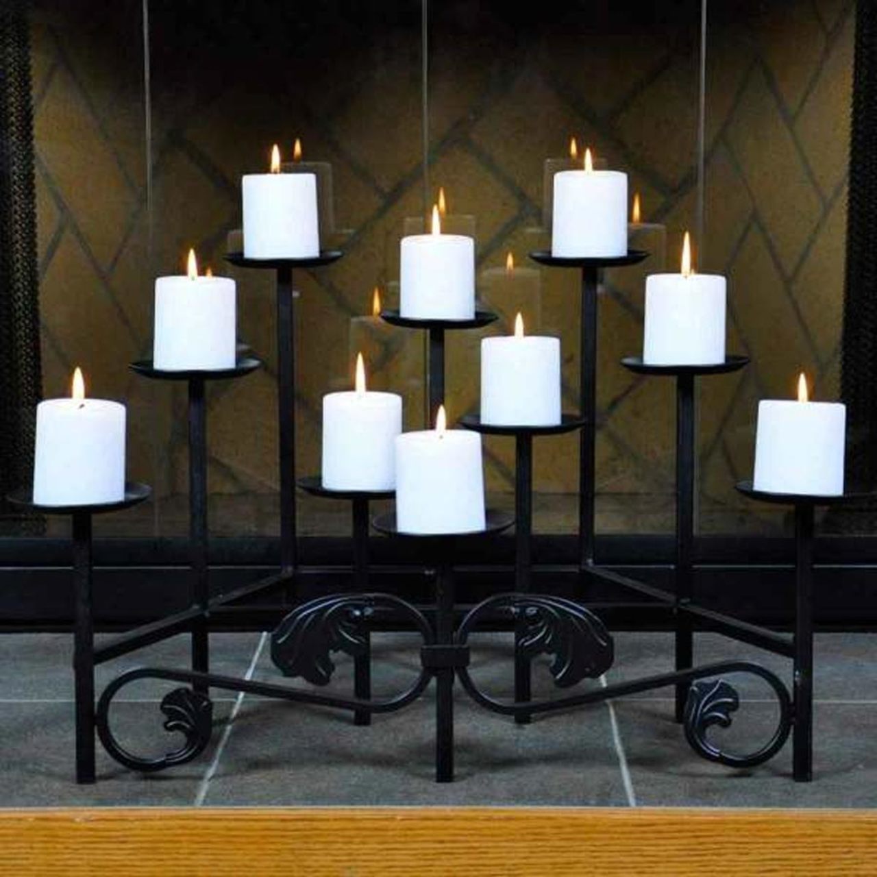 10 Candle Imperial Fireplace Candelabra - 304100