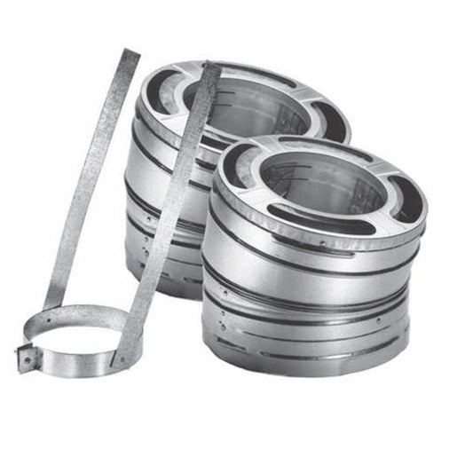 8'' DuraPlus 30 Degree Galvanized Elbow Kit - 8DP-E30