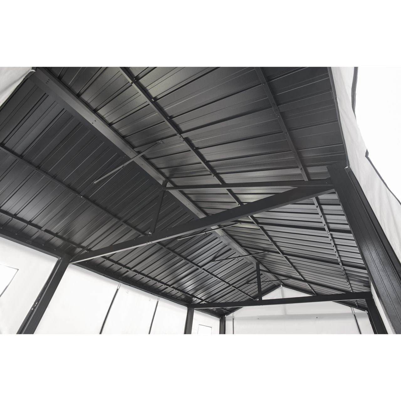 Samara 12' x 20' Carport Enclosure Kit - Gray