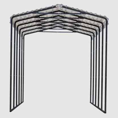 Arrow Carport 14 x 20 x 14 Ft. - Charcoal