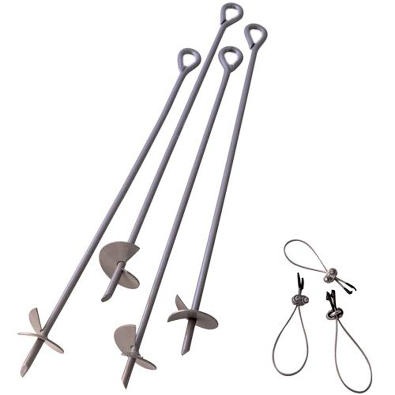 ShelterLogic Set of 4 30" Auger Shelter Anchors - 10075