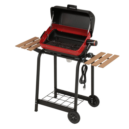 Americana 3-Zone Cart Electric Grill with Side Tables - 9325U8.181