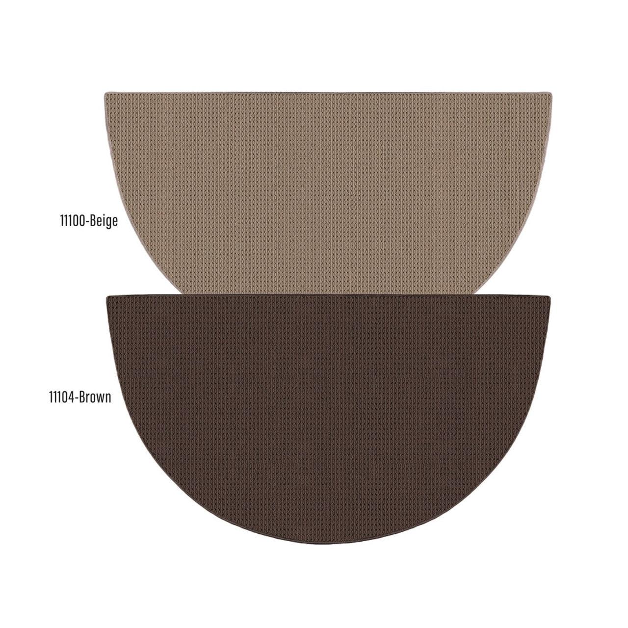Goods of the Woods 6' Half Round Rug, Mountain 72x36