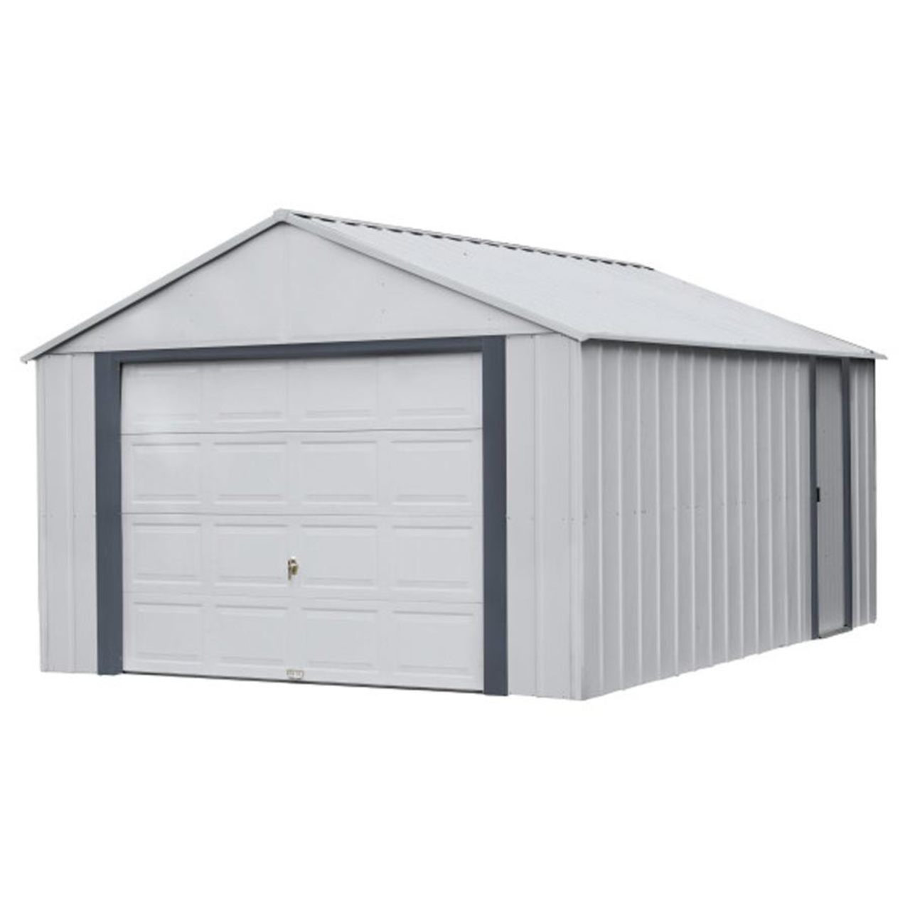 Arrow Murryhill 12' x 17' Steel Storage Garage/Building - Gray