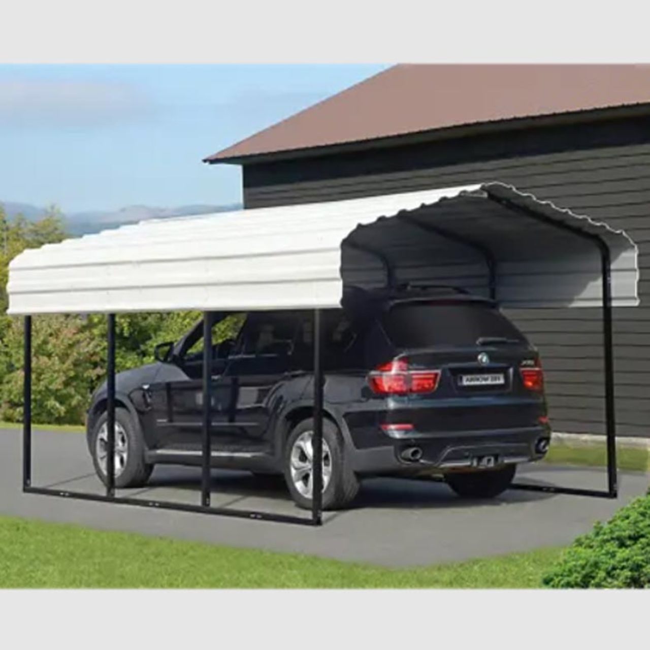 Arrow Carport 10x15x7 Ft. - Eggshell