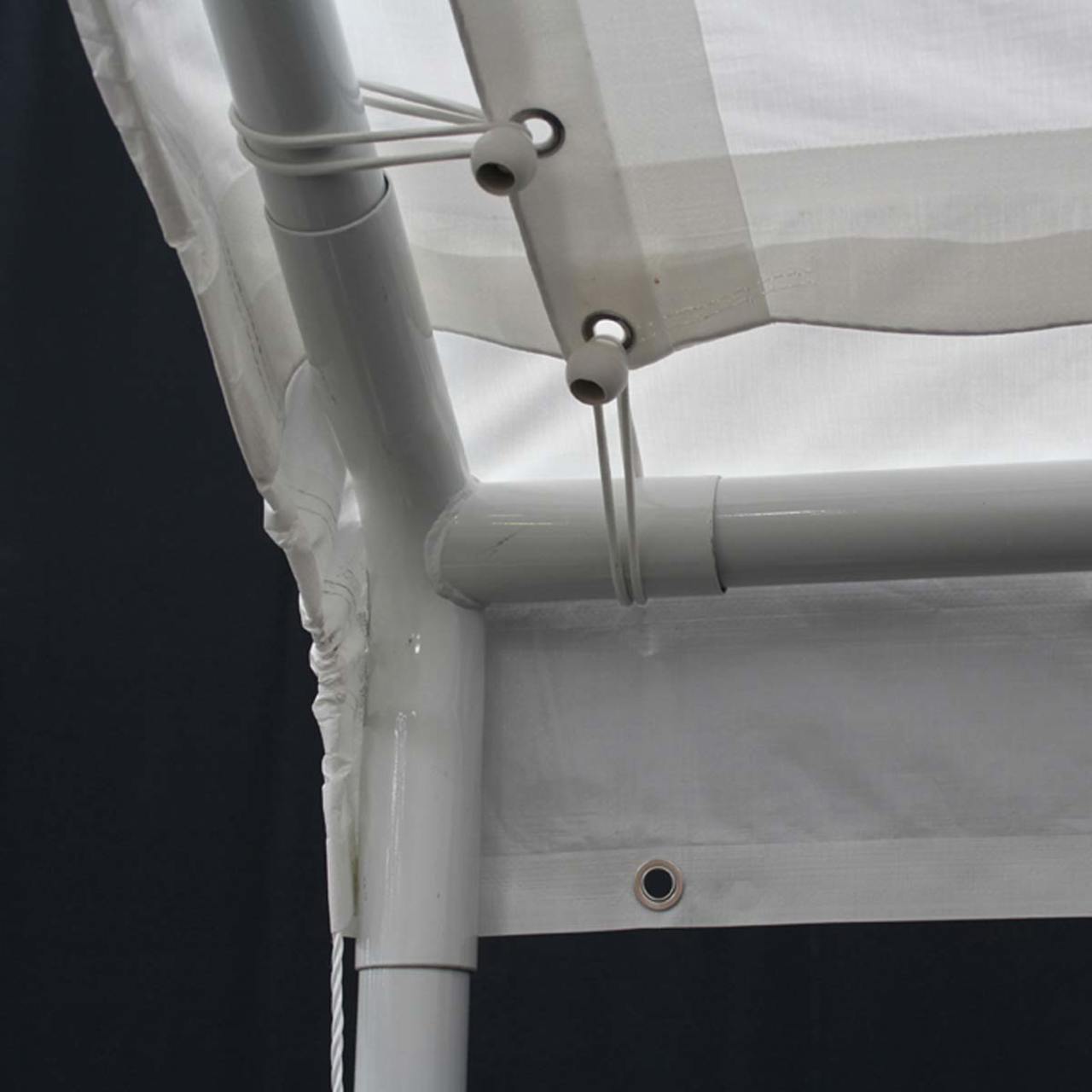 King Canopy  10' x 20' White 8 Leg Canopy