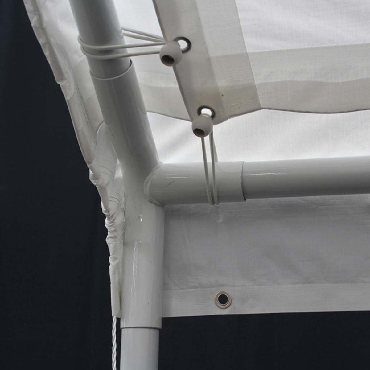 King Canopy  10' x 20' White 8 Leg Canopy