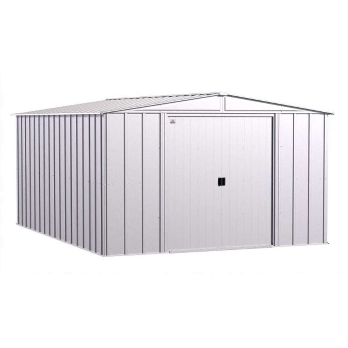 Arrow Classic Steel Storage Shed  10' x 14' -  Flute Gray