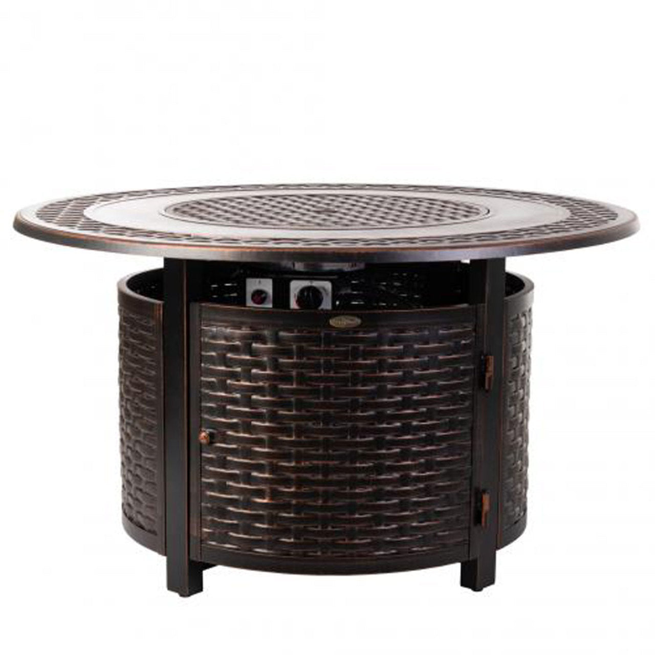 Bellante Woven Aluminum LPG Fire Pit