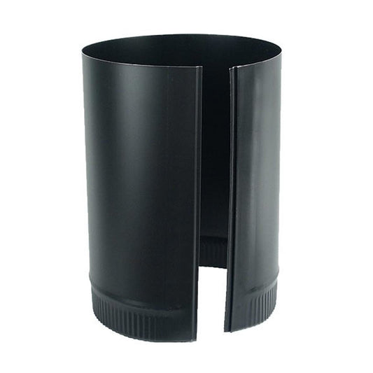 7" x 12" 24-Ga. Snap-Lock Black Stovepipe