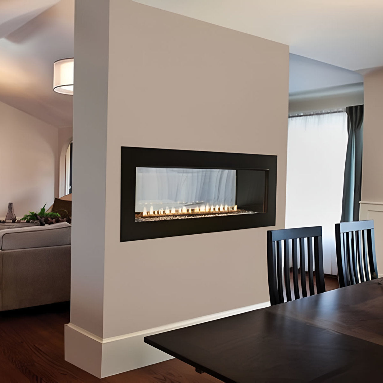 Empire 60" Boulevard See-Thru Linear Fireplace - NG - VFLB60SP90N
