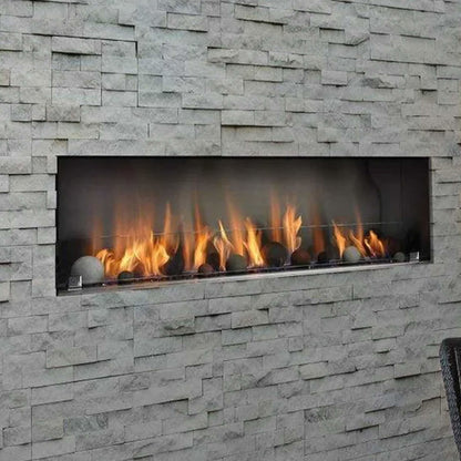 Barbara Jean Collection by Kingsman 72" Single Sided Outdoor Gas Fireplace - OFP7972S1