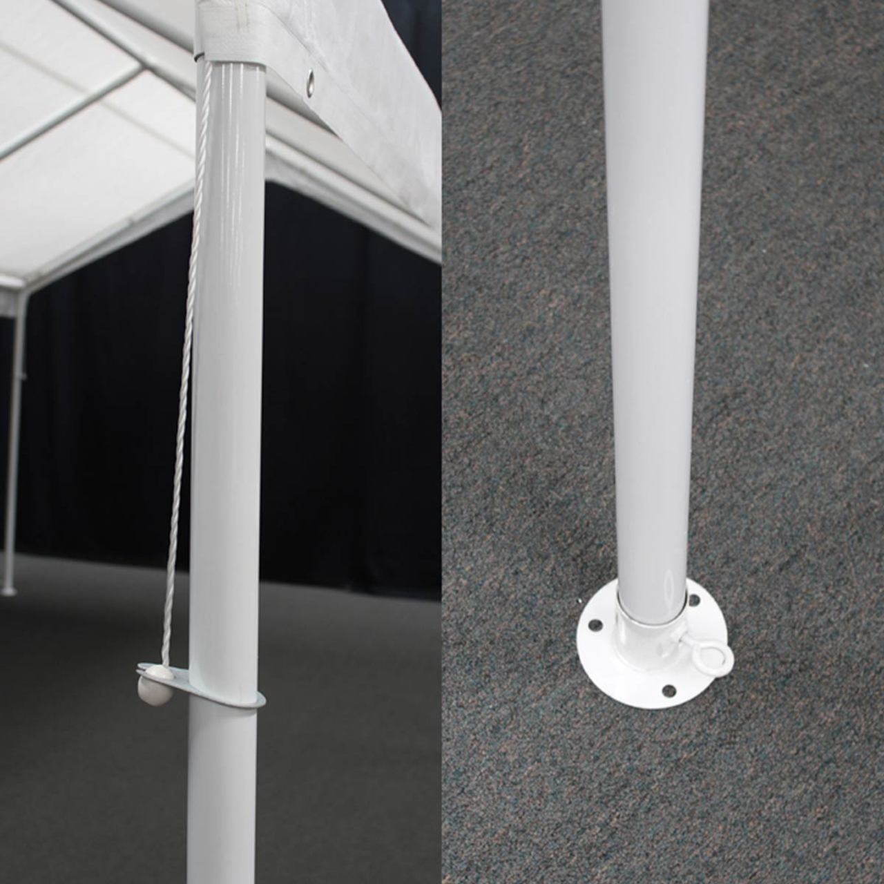 King Canopy 10' x 20' Tan Hercules Canopy