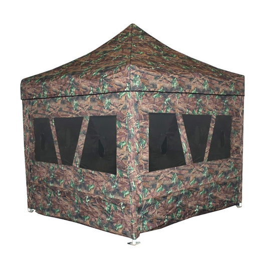 10' X 10' Hunting Blind  & Instant Pop Up Tent - Camo