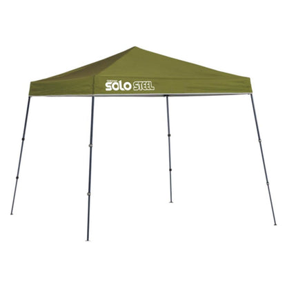 Solo Steel 50 9' x 9' Slant Leg Canopy - Olive