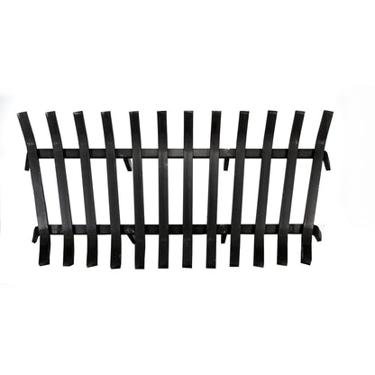 36" Black Lifetime Fireplace Grate - Extra Heavy-Duty