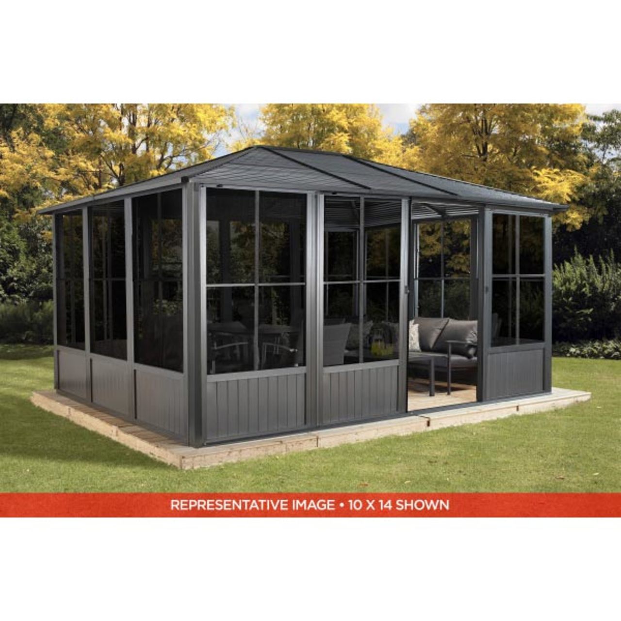 Sojag Korado 10' x 17' Solarium - Gray