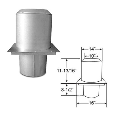 8" Selkirk Attic Insulation Shield - 208490