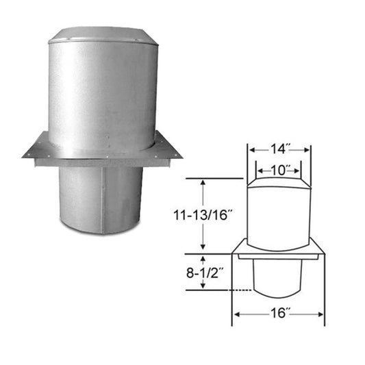 8" Selkirk Attic Insulation Shield - 208490