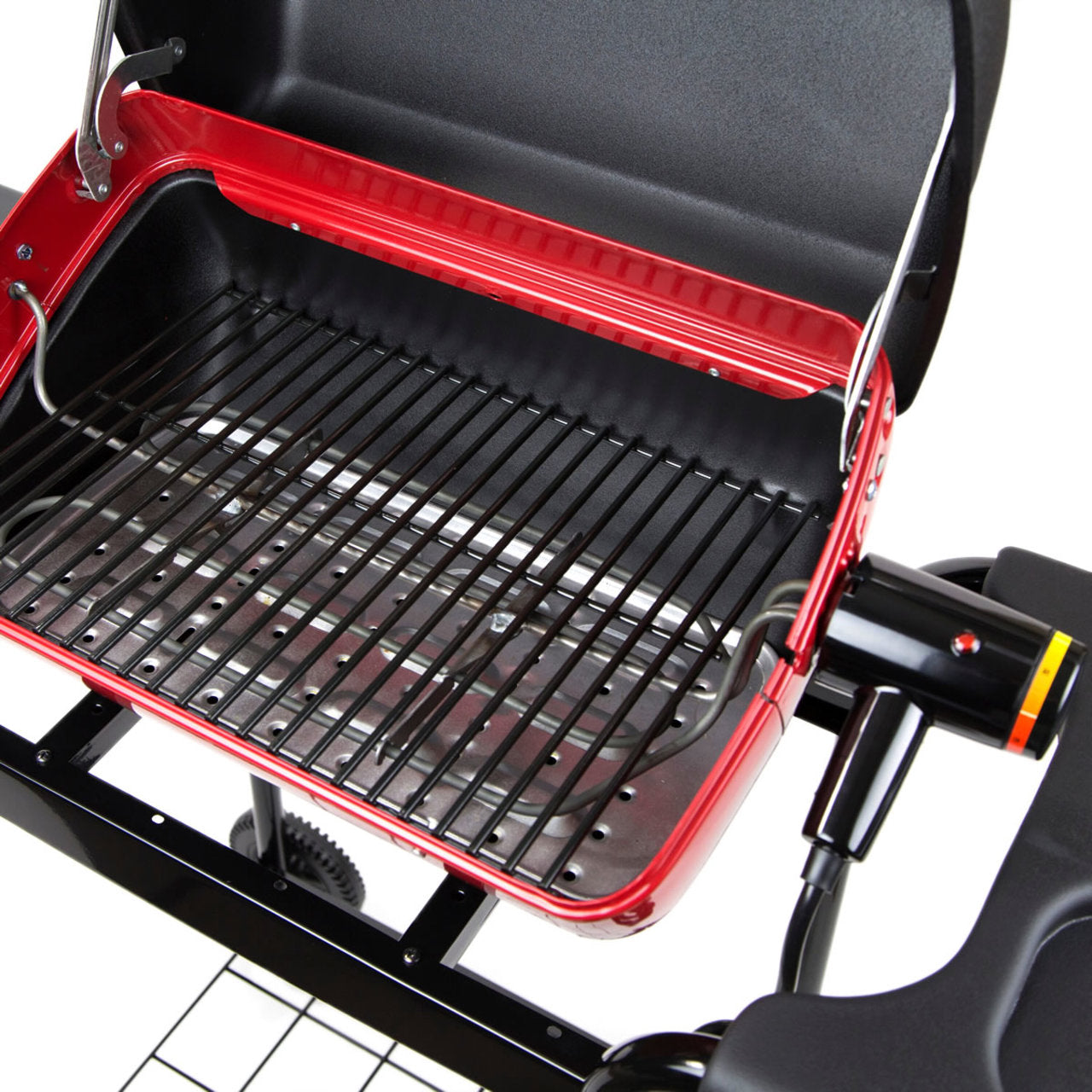 Americana 3-Zone Cart Electric Grill with Polymer Side Tables & Window - 9350U8.181