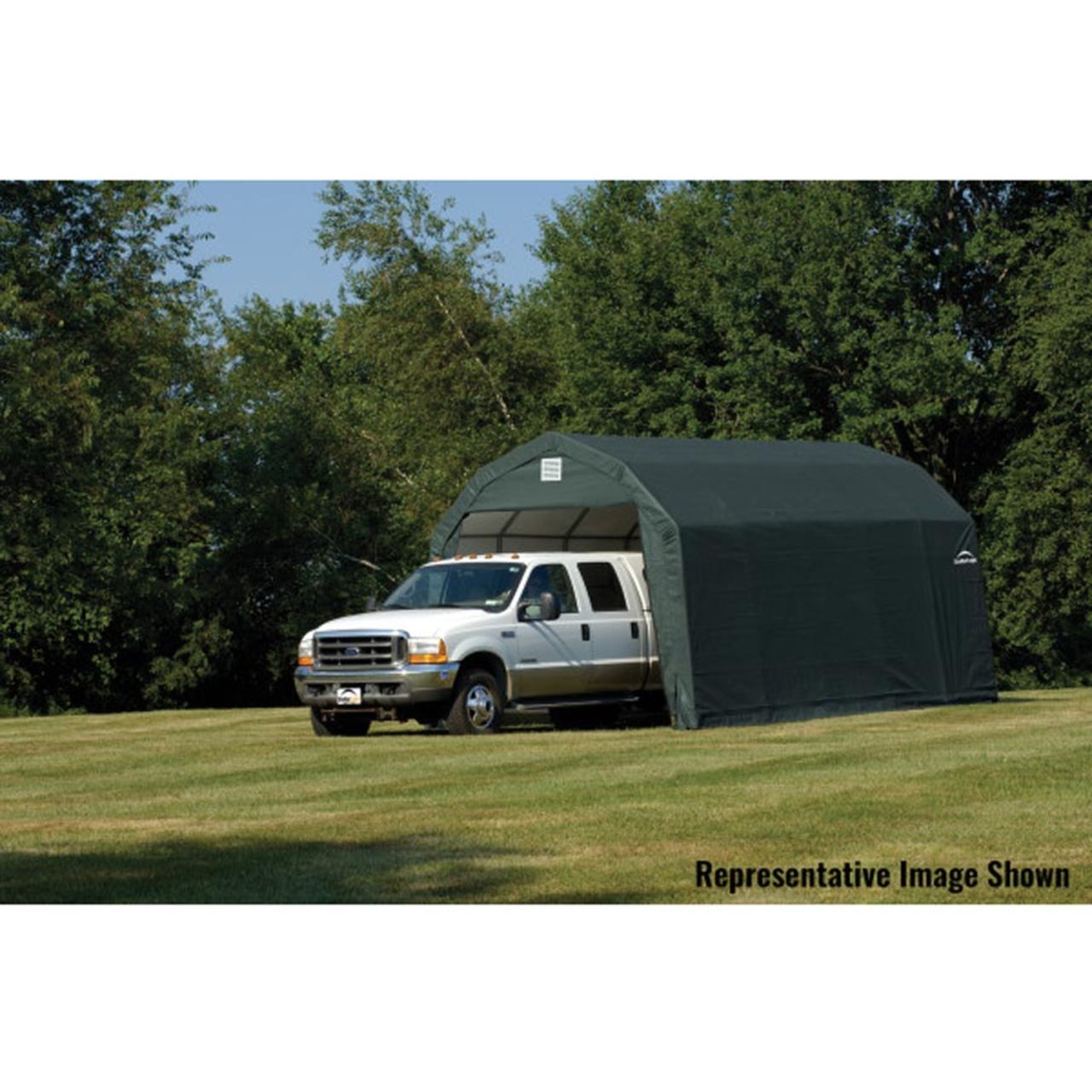 ShelterCoat 12' x  24' Garage Barn - Green - 97154