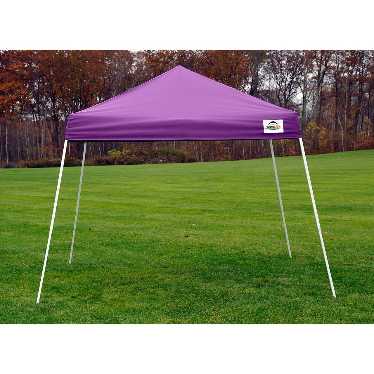 Pop-Up HD 8' x 8' Slant Leg Canopy -  Purple