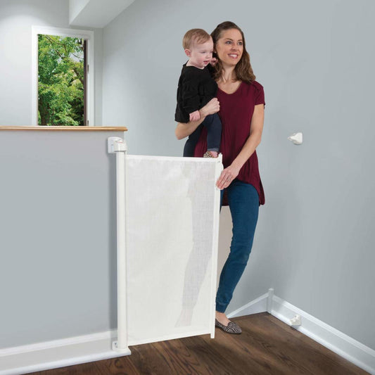 KidCo Retractable Safeway Gate - White
