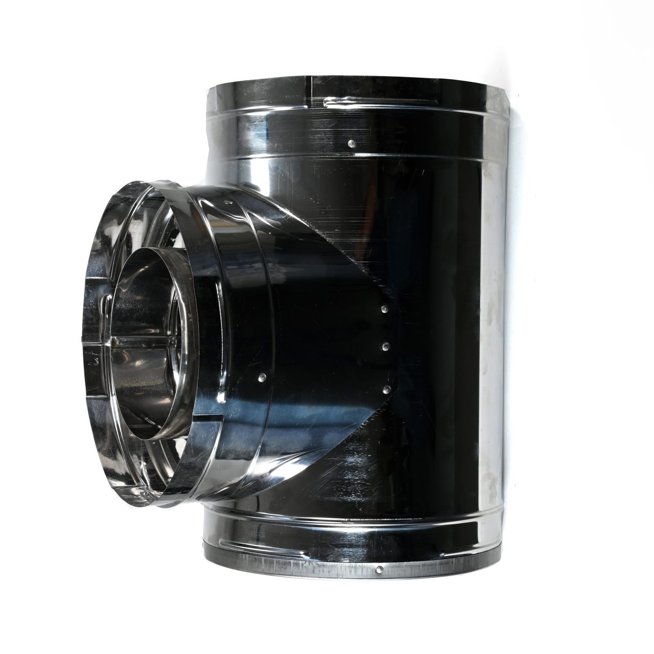 DuraPlus 6'' Stainless Steel Tee - 9067SS | Chimney Pipe