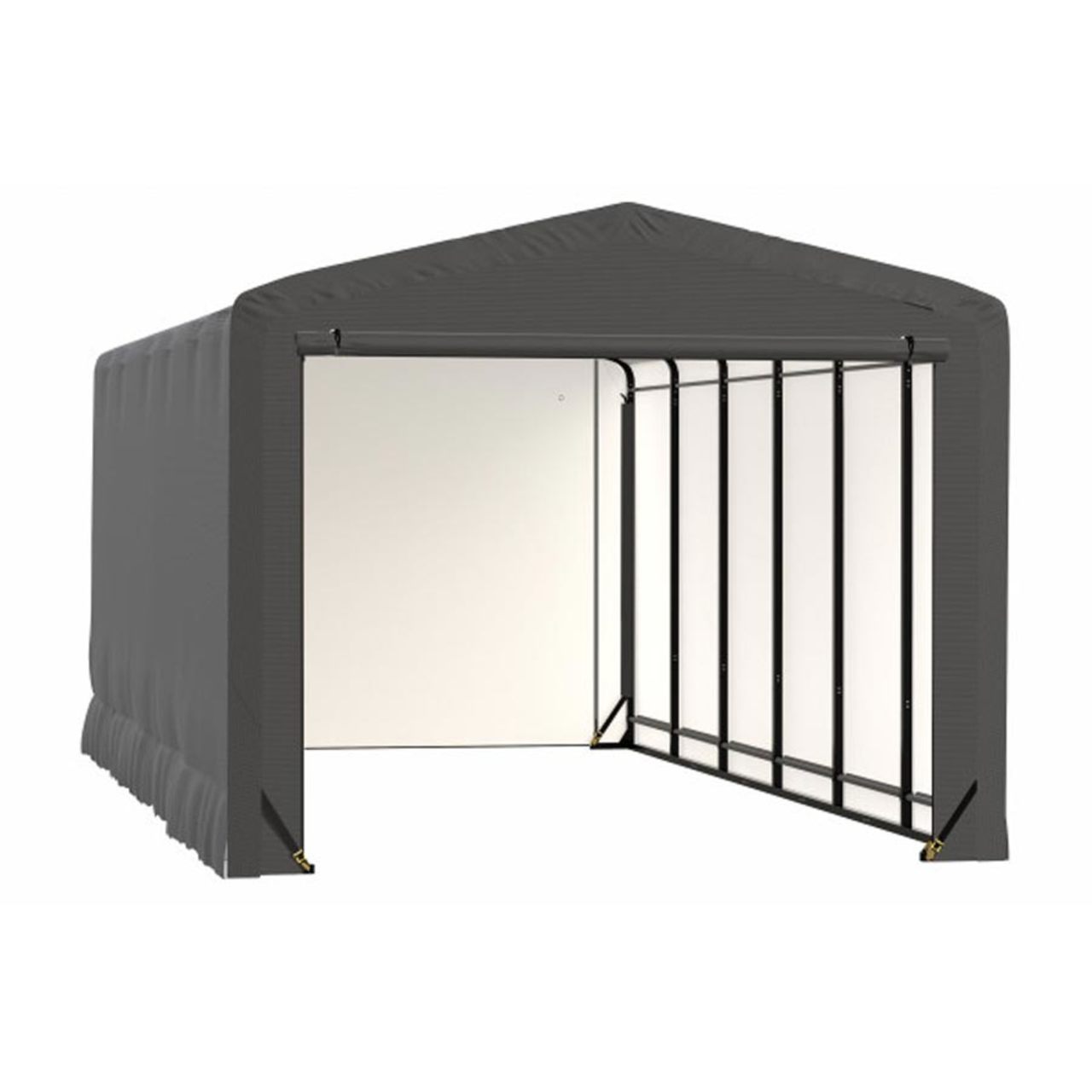 ShelterTube 12' x 27' x 10'  Wind & Snow-Load Rated Garage - Gray