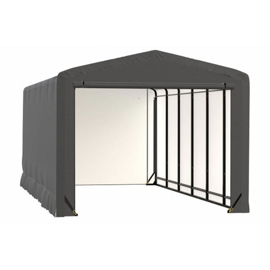 ShelterTube 12' x 27' x 10'  Wind & Snow-Load Rated Garage - Gray