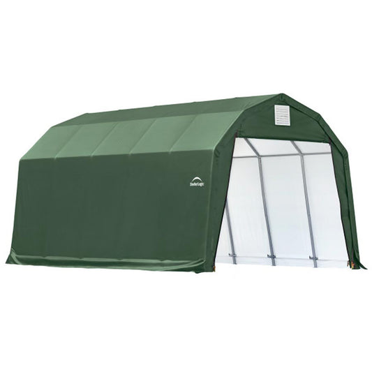 ShelterCoat 12' x  28' Garage Barn - Green