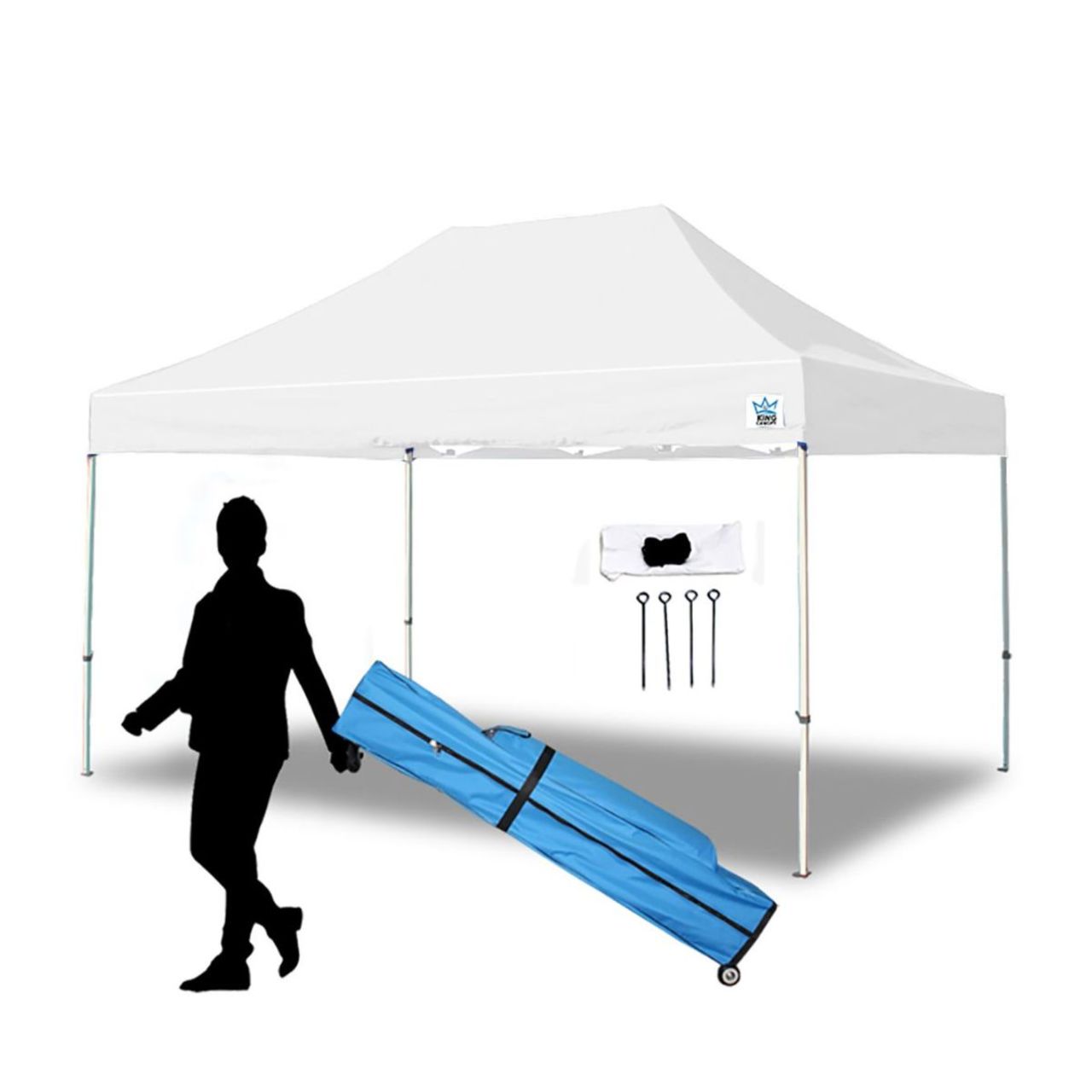 King Canopy  10' x 15' Tuff Tent Canopy - White