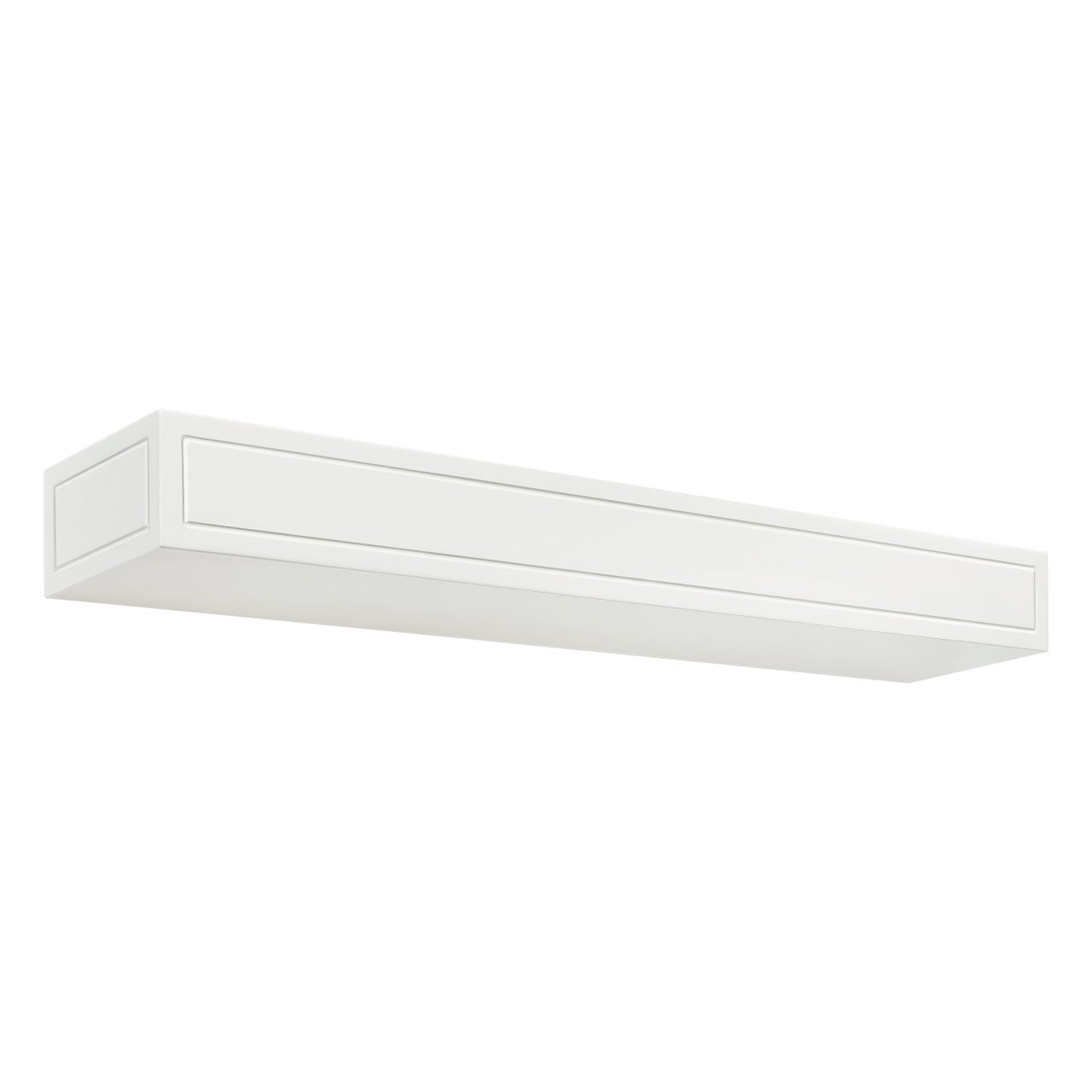 48" Sarah MDF Fireplace Shelf by Pearl Mantels - White Paint Finish