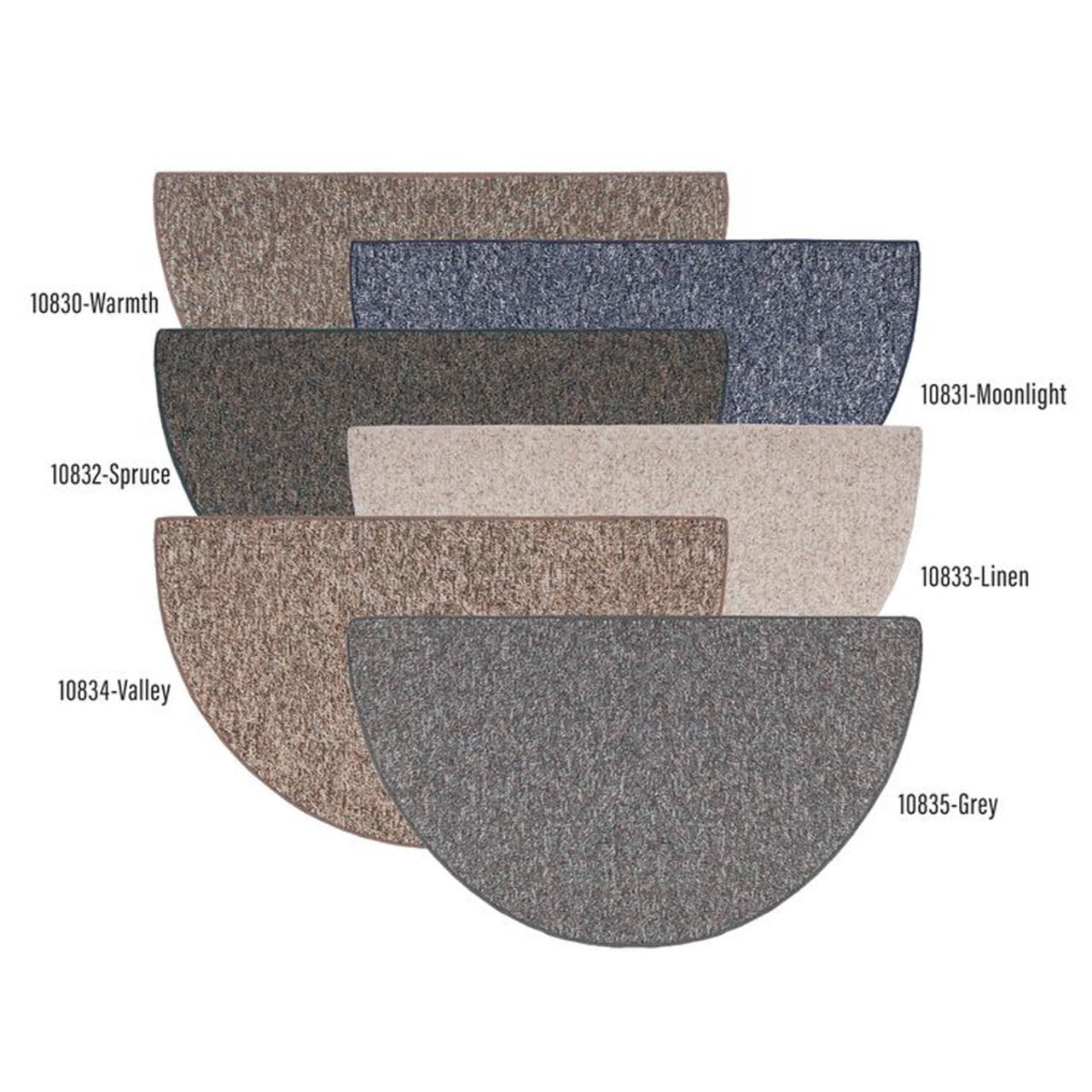 Goods of the Woods 4' Half Round Rugs, New Homefire 48x27